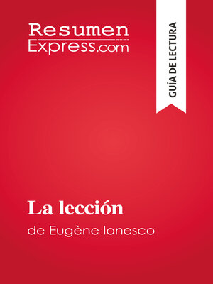 cover image of La lección